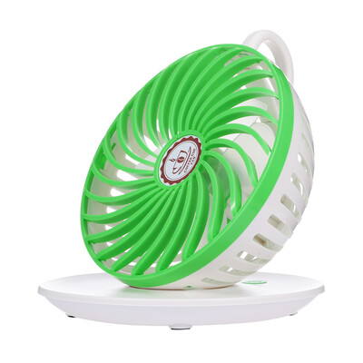 

USB Coffee Cup Fan Mini Hanging Fan Summer Cool Fan OfficeHome Use Green