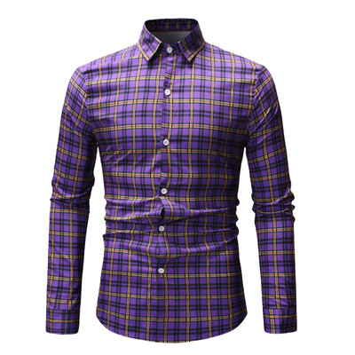 

Tailored Mens Autumn Fashion Shirt Casual Long Sleeve Beach Top Loose Casual Shirt Blouse