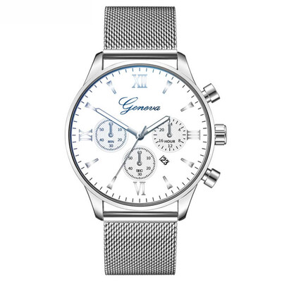 

Gobestart Luxury Watches Quartz Watch Stainless Steel Dial Casual Bracele Watch