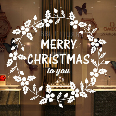 

Toponeto Merry Christmas To You Removable Wall Sticker Christmas Xmas Decor