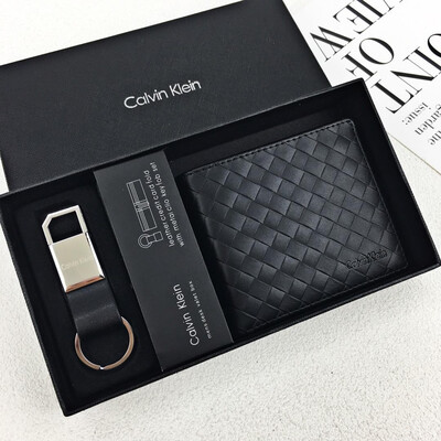 

Original Wallet Men 100 Original Wallet With Keychain Leather Wallet Short Wallet