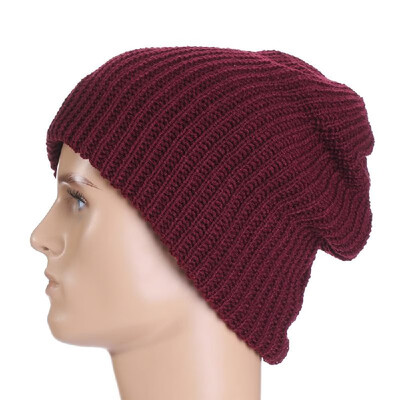 

Mens Winter Hat Warm Comfortable Soft Knitted Cap Casual Acrylic Slouchy Beanie Hat