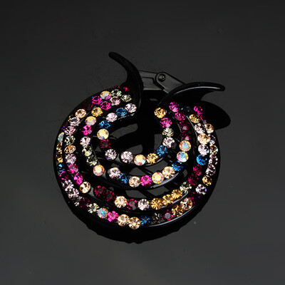 

〖Follure〗Women Ladies Hair Clips Nest Rhinestone Hairpin Ponytail Bun Holder Accessory