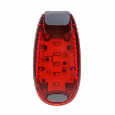 

5 LED Bike Taillight Safety Warning Rear Lamp Backpack Running LightsRed