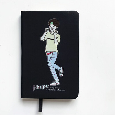 

Kpop BTS Notebook Bangtan Boy Jungkook Jimin V Suga Jin J-Hope Rap Monster Hardcover Dotted Grid Journal Best Gift for The Army