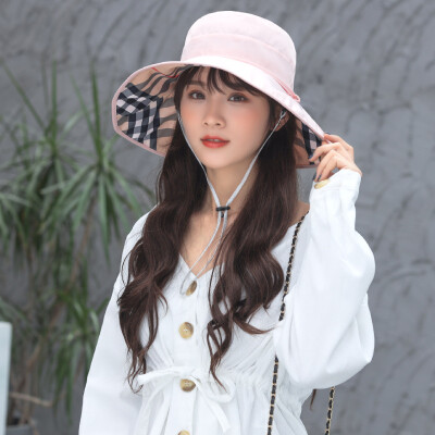 

Sun hat female summer travel Korean version of Joker Sun Hat visor UV outdoor Sun Hat fisherman hat