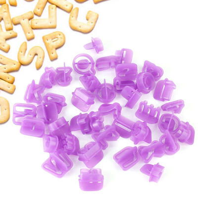 

Greensen 40pcs Letter And Number Chocolate Mold Plastic Molds Cake Maker Printing Mold