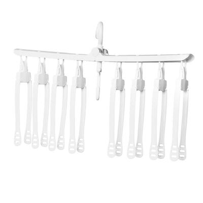 

Multi-function Hanger Folding Anti Slip Plastic Clothes Hanger Drying Rack