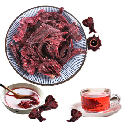 

Roselle Tea Rose Luoshen Flower Tea China Yunnan Dried Flower Tea Leaves Sour Plum Soup Rose