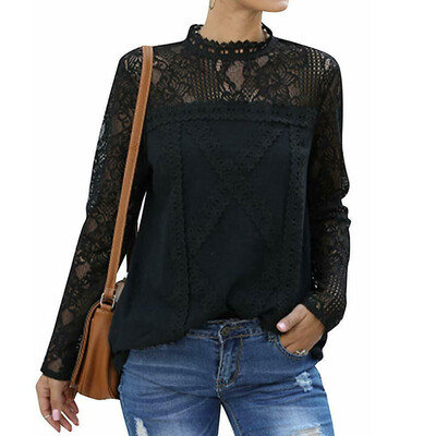 

Plus Size Women Ladies Long Sleeve Loose T Shirt Tops Summer Floral Blouse Tops