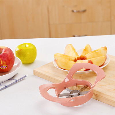 

Toponeto Kitchen Apple Slicer Cutter Pear Fruit Divider Tool Comfort Handle Peeler Blue