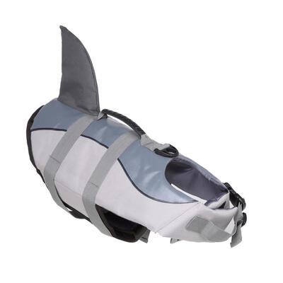 

Creative Dog Life Jacket Shark Shape Pet Saver Life Vest Swimming Preserver