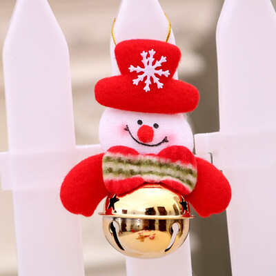 

New Fashion Christmas Decoration Accessories Christmas Tree Doll Bell Old Snowman Christmas Gift Decoration