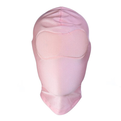 

FUNNYBUNNY Black Breathable Face Cover Spandex Zentai Costume Hood Mask Scary Mask Halloween Mask Adults Full Face