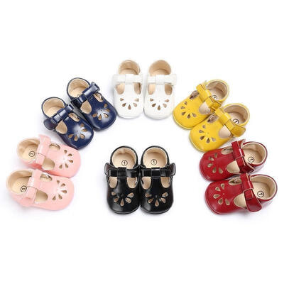 

Lovely Girls kids Princess Crib Shoes Prewalker Sneakers Baby Toddler Shoes