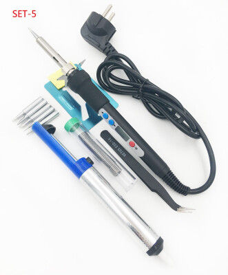 

New Solder Iron LCD Digital Display Adjustable Temperature Electric Soldering Iron 220V Welding Rework Repair Tools EU Plug