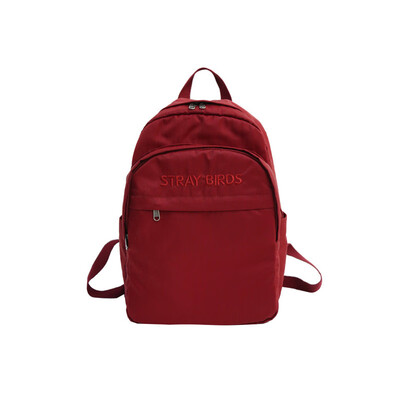 

Happy schoolbag lady Korean version high school backpack Japanese insfeng college students wear ancient feeling Sen Department sho