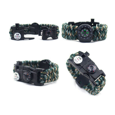 

Military Paracord Survival Sport Swimming Wrist Watch Tactical Bracelet Outdoor