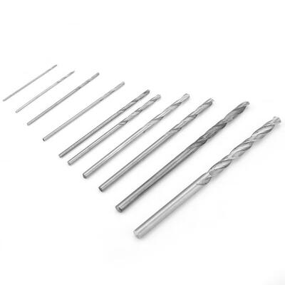 

Greensen 10PCS Durable High Speed Steel Straight Shank 05-3mm Twist Drill Bits Drilling Tools