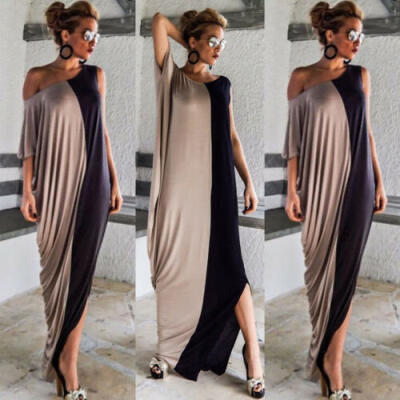 

Women Summer Boho Long Maxi Dress Evening Cocktail Party Beach Dress Sundress