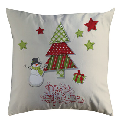 

Tailored Xmas Cotton Pillow Case Cotton Soft Cushion Cover Christmas Home Decoration