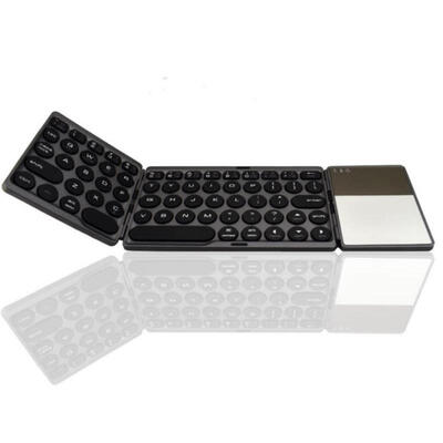

BT-86 Mini Foldable Bluetooth Keyboard Portable Wireless Keypad With Touchpad For IOS Android