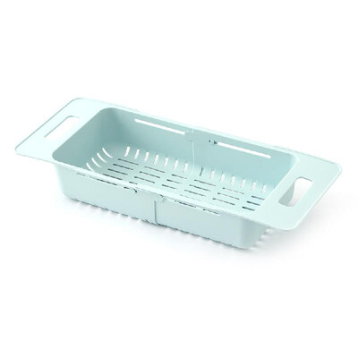 

Home Retractable Vegetable Drainer Kitchen PP Material Fruit Washer Bowls Chopsticks Strainer
