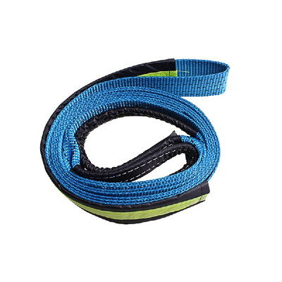

5cm5m 2x16 17637lbs Synthetic Winch Rope Cable with U-shaped HookBlue