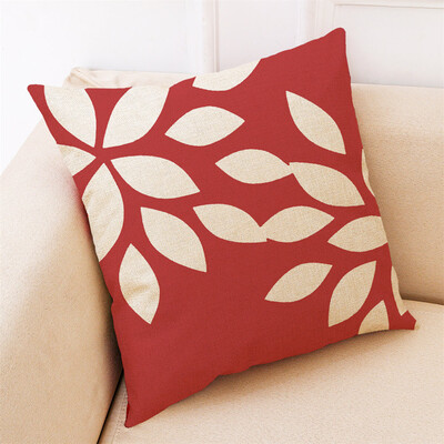 

Siaonvr Home Decor Cushion Cover Red Geometric Throw Pillowcase Pillow Covers