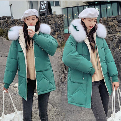 

Toponeto Women Casual Thick Long Sleeve Hooded Coat Winter Jacket Cotton Clothes