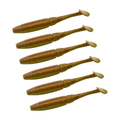 

HONOREAL High Quality 75cm Shrimp Flavour&UV Soft Fishing Lure 6PCS