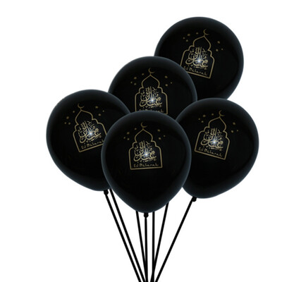 

10pcslot Happy Eid Mubarak Latex Balloons Muslim Eid Al-fitr Hajj Party Decoration Supplies Globos Islamic Ramadan Decor Baloon
