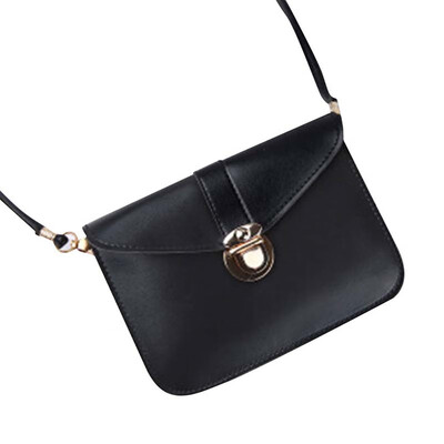 

Luxury hasp Leather Shoulder Bag For Women Fashion Mini Messenger Handbags Female Casual Flap Bag Solid Crossbody Bags
