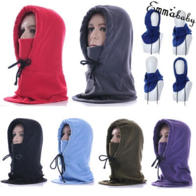 

Winter Thermal Fleece Balaclava Hood Cap Ski Mask Cover Hat Scarf Neck Warmer