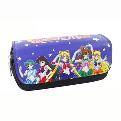

Lavendei Japanese Anime Pencil Case Large Capacity Pencil Organizer with Zipper Pen Bag for School Office Stationery Supplies