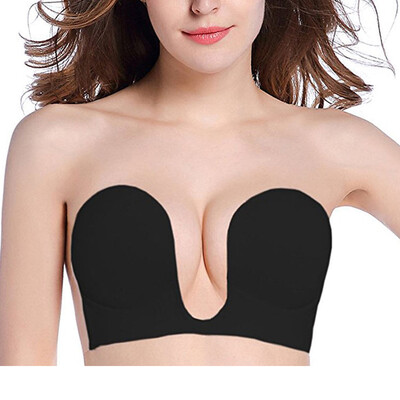 

Silicone Adhesive Stick On Magic Push Up Gel Strapless Invisible Bra Backless