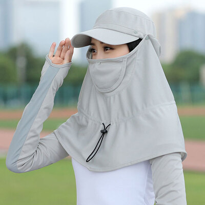 

Womens hat summer shawl sun - shading cap Korean version of the big cornice cap outdoor mountain riding tide sun cap