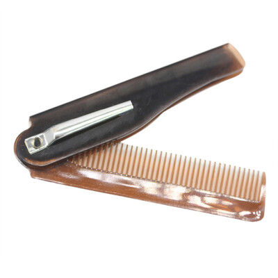 

〖Follure〗Hairdressing Beauty Folding Beard And Hair Comb Beauty Tools For Men