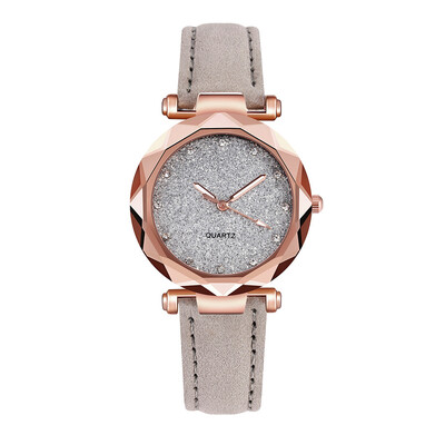 

RM Ladies fashion Korean Rhinestone Rose Gold Quartz Watch Female Belt Watch