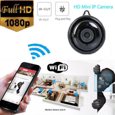 

Mini Spy IP Camera Wireless WiFi HD 1080P Hidden Home Security Cam Night Vision