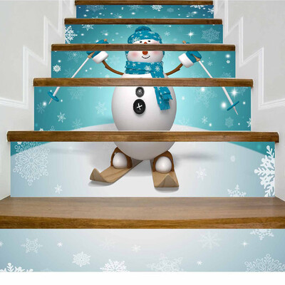 

Siaonvr Christmas Decoration Stair Stickers Christmas Stairs Stickers Wall Stickers
