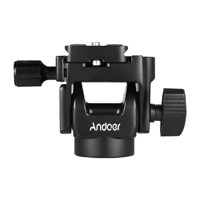 

Andoer -12 Monopod Tilt Head Panoramic Head Telephoto Bird Watching with Quick Release Plate