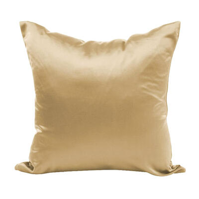 

Simple Satin Silk Solid Color Throw Pillow Case Sofa Waist Cushion Cover