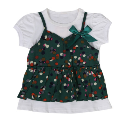 

Kids Children Girls Short Sleeve Dot Princess Dress Spring Summer Dress