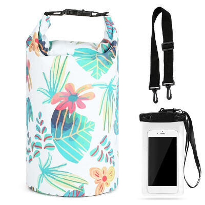 

10L Waterproof Dry Bag with Phone Case Bag Roll Top Dry Sack For Kayaking Boating Fishing Surfing Swimming Rafting