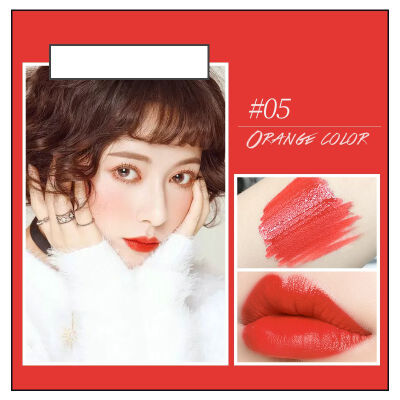 

Lipstick maquiagem Matte Waterproof Velvet Lip Stick Sexy Red Pigments Makeup Matte Beauty Lips 6 Colors