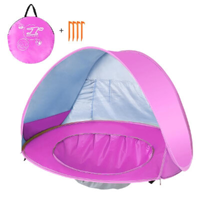 

Pop Up Baby Beach Tent Waterproof Anti-UV Sun Shelter with Pool Kids Outdoor Sun Shade Awning Tent