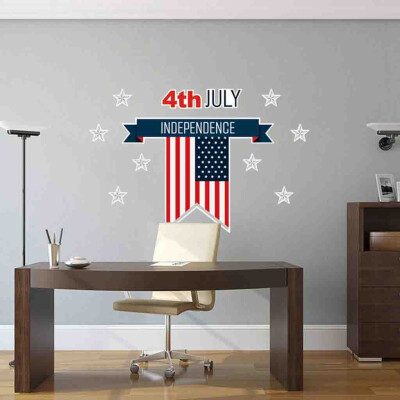 

〖Follure〗Independence Day July 4 Vinyl DIY Wall Sticker Decals Home Decor Bedroom