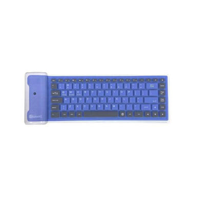 

Silicone Waterproof 85-Key Bluetooth 30 Wireless English Keyboard Keypad For Laptop Desktop Computer Tablet PC