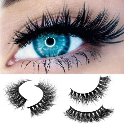 

〖Follure〗100 3D Imported Fiber Hair Natural Thick Makeup Eye Lashes False Eyelashes